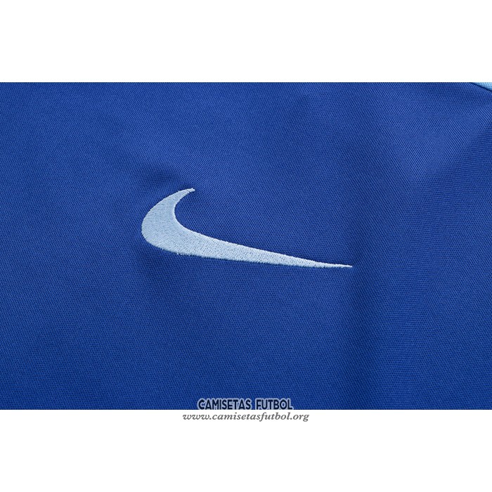 Chandal del Atletico Madrid Manga Corta 2022/2023 Azul
